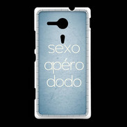 Coque Sony Xpéria SP Sexo Apéro Dodo Bleu ZG