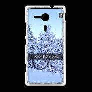 Coque Sony Xpéria SP Snapchat Cool Story ZG