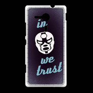 Coque Sony Xpéria SP In Catch We trust Bleu ZG