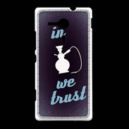 Coque Sony Xpéria SP In Chicha We trust Bleu ZG