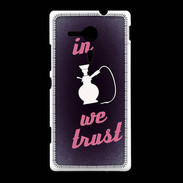 Coque Sony Xpéria SP In Chicha We trust Rouge ZG