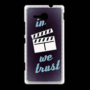 Coque Sony Xpéria SP In Ciné We trust Bleu ZG