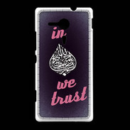 Coque Sony Xpéria SP In Islam We trust Rouge ZG