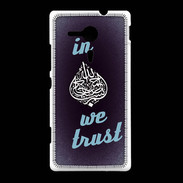 Coque Sony Xpéria SP In Islam We trust Bleu ZG