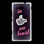 Coque Sony Xpéria SP In Like We trust Rouge ZG