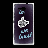Coque Sony Xpéria SP In Like We trust Bleu ZG