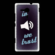 Coque Sony Xpéria SP In Music We trust Bleu ZG