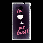 Coque Sony Xpéria SP In Wine We trust Rouge ZG