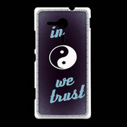 Coque Sony Xpéria SP In Zen We trust Bleu ZG