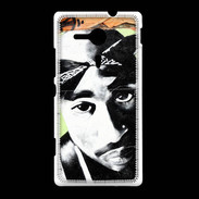 Coque Sony Xpéria SP Graffiti rappeur PB