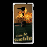 Coque Sony Xpéria SP Poker flamme