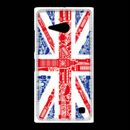 Coque Nokia Lumia 735 Angleterre sur Drapeau 1