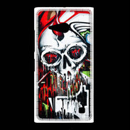 Coque Nokia Lumia 735 Tête de mort Graffiti couleur