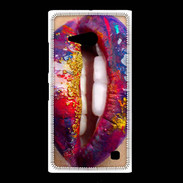 Coque Nokia Lumia 735 Lèvres multicouleurs