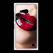 Coque Nokia Lumia 735 Bouche sexy et brillante