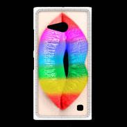 Coque Nokia Lumia 735 Bouche Arc en Ciel