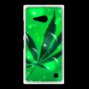 Coque Nokia Lumia 735 Cannabis Effet bulle verte
