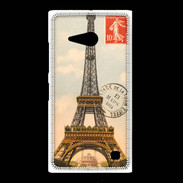 Coque Nokia Lumia 735 Vintage Tour Eiffel carte postale