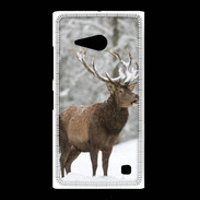 Coque Nokia Lumia 735 Cerf en hiver 50