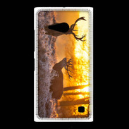 Coque Nokia Lumia 735 Cerf au couché de soleil 600