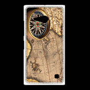Coque Nokia Lumia 735 Vintage compas de navigateur