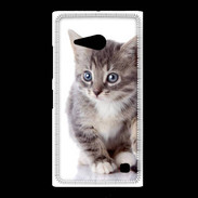 Coque Nokia Lumia 735 chaton gris 4