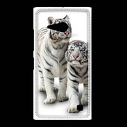 Coque Nokia Lumia 735 Tigre blanc