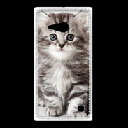 Coque Nokia Lumia 735 Chaton gris 