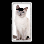 Coque Nokia Lumia 735 Chat siamois 25
