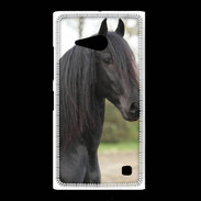 Coque Nokia Lumia 735 Magnifique cheval noir 5