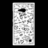 Coque Nokia Lumia 735 Mélange de mots