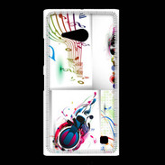 Coque Nokia Lumia 735 Abstract musique