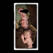 Coque Nokia Lumia 735 Jumeaux dormant dans des caisses
