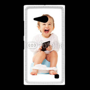 Coque Nokia Lumia 735 Bébé accro au mobile