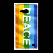 Coque Nokia Lumia 735 Rainbow peace 5