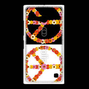 Coque Nokia Lumia 735 Symbole de la paix Hippie
