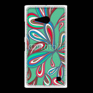 Coque Nokia Lumia 735 Fond Hippie en vert 