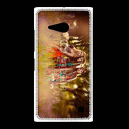 Coque Nokia Lumia 735 Groupe de hippie dans les champs