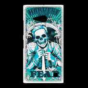 Coque Nokia Lumia 735 Tête de Mort Harvest of fear