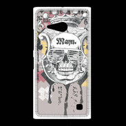 Coque Nokia Lumia 735 Tête de Mort Skull King