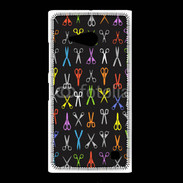 Coque Nokia Lumia 735 Fond ciseau coiffeur