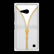Coque Nokia Lumia 735 Fermetures éclaires coutures 2