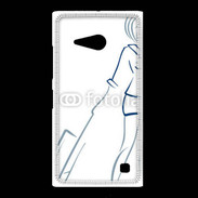 Coque Nokia Lumia 735 Hôtesse de l'air 2