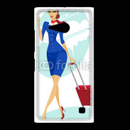 Coque Nokia Lumia 735 Hôtesse de l'air 3