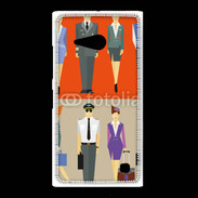Coque Nokia Lumia 735 Commandant de bord et hôtesse de l'air 2