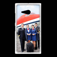 Coque Nokia Lumia 735 Commandant de bord et hôtesse de l'air 3
