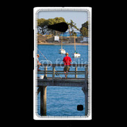 Coque Nokia Lumia 735 Pêcheurs sur ponton