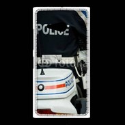 Coque Nokia Lumia 735 Motard de la police 25