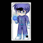 Coque Nokia Lumia 735 Chibi style illustration of a superhero