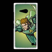Coque Nokia Lumia 735 Recycle Hero (with a cape)